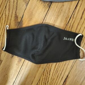 Jaanuu Black Mask with White Straps